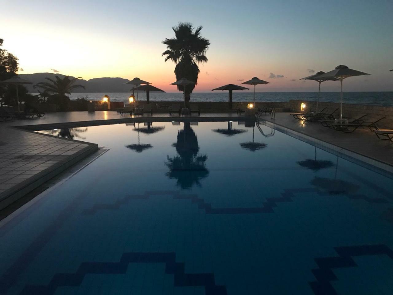 Aquamar Beach Hotel Kournás Esterno foto