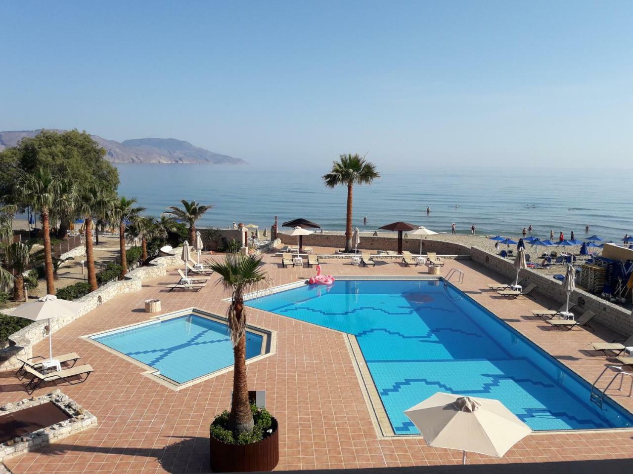 Aquamar Beach Hotel Kournás Esterno foto