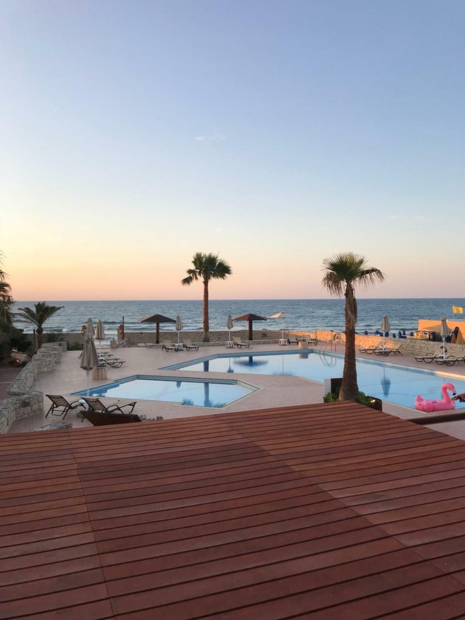 Aquamar Beach Hotel Kournás Esterno foto